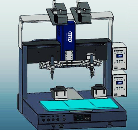 雙平臺雙頭五軸焊錫機